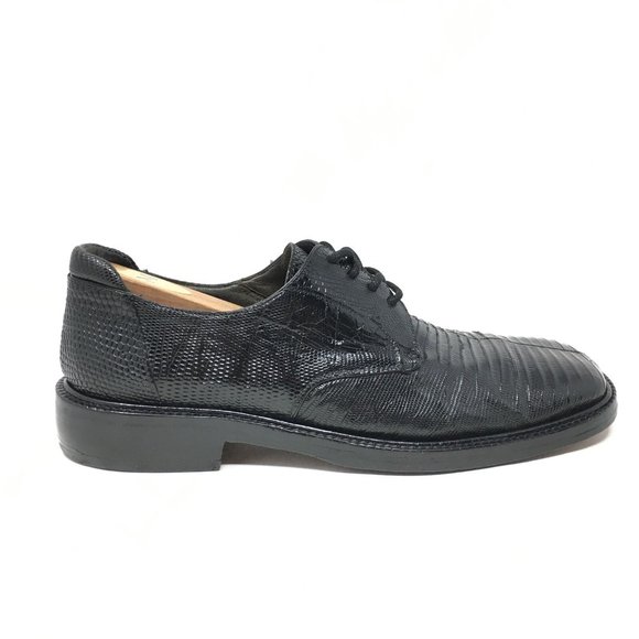 Mezlan Oxfords Shoes Size 8 Black Full Lizard main image 7